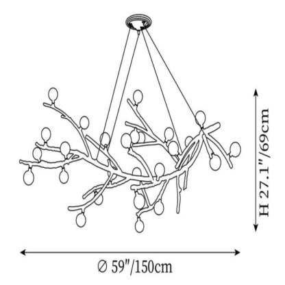 Branch Boho Tree Modern Chandelier-Fullstarlighting