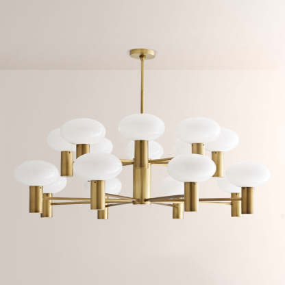 Broad Two-Layer Round Chandelier-Fullstarlighting