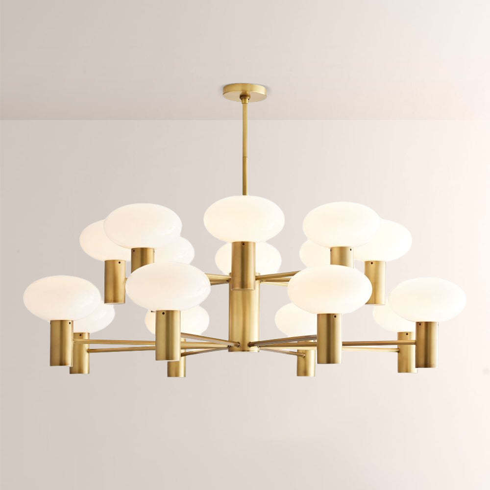 Broad Two-Layer Round Chandelier-Fullstarlighting