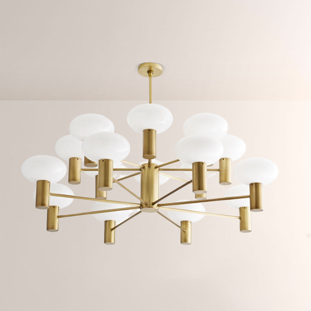 Broad Two-Layer Round Chandelier-Fullstarlighting