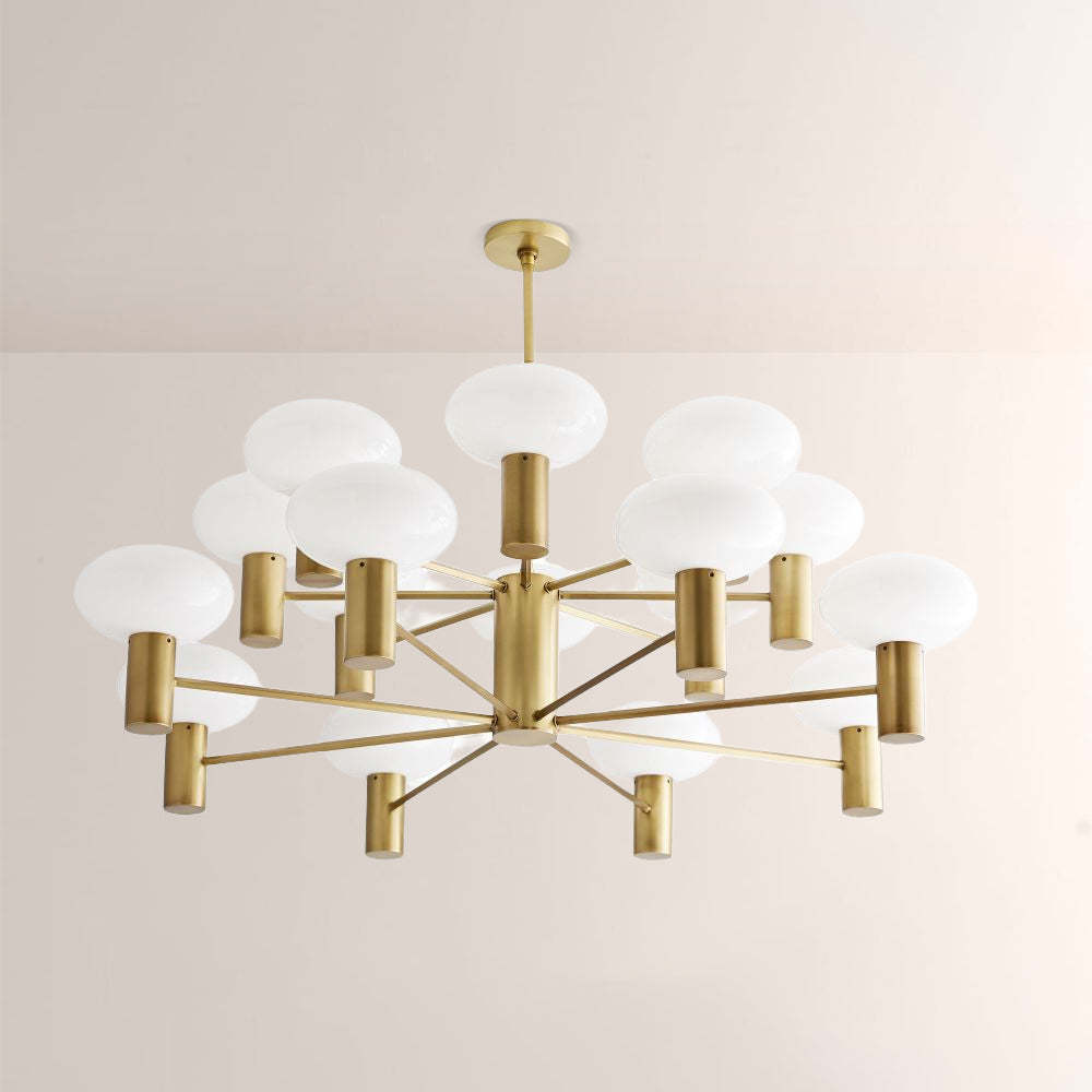 Broad Two-Layer Round Chandelier-Fullstarlighting