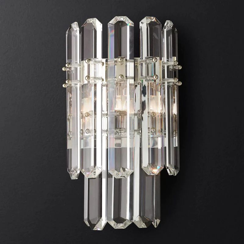 Brous Prism 2-Tier Wall Sconce-Fullstarlighting