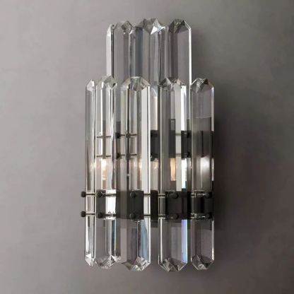 Brous Prism 2-Tier Wall Sconce-Fullstarlighting
