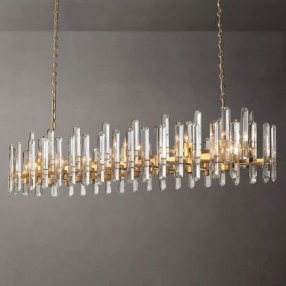 Brous Prism Linear Chandelier 72"-Fullstarlighting