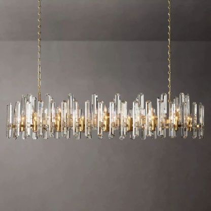 Brous Prism Linear Chandelier 72"-Fullstarlighting