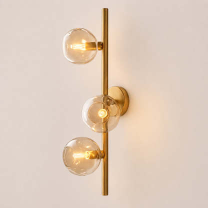 Bubora Smoke Glass Cascade Sconce