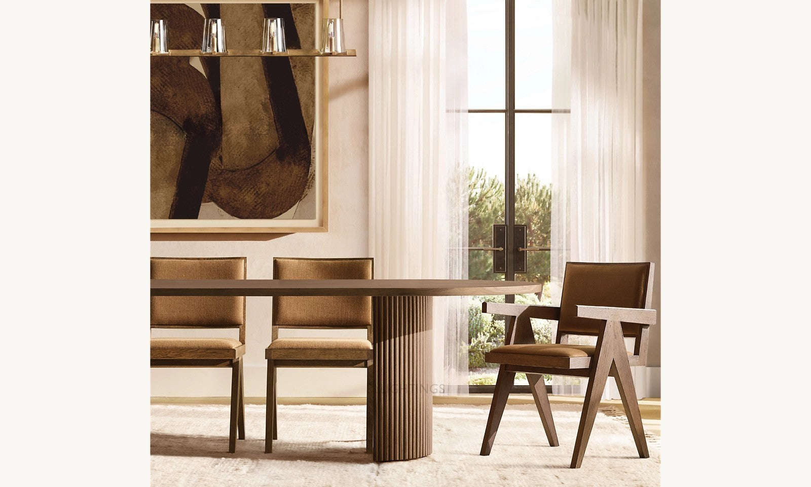 Byrean Dining Table-Fullstarlighting