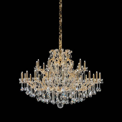 Classical Maria Theresa 15-60 Light Crystal Glass Chandelier-Fullstarlighting