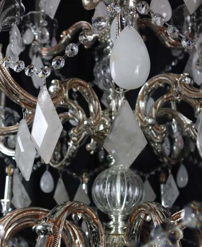 Classical 30 Light Pure Rock Crystal Chandelier-Fullstarlighting
