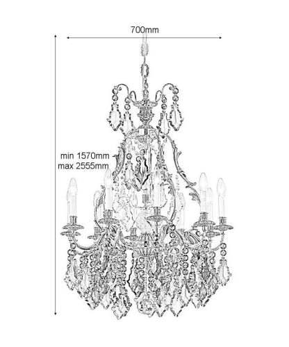 Classical Belgravia Crystal Chandelier-Fullstarlighting