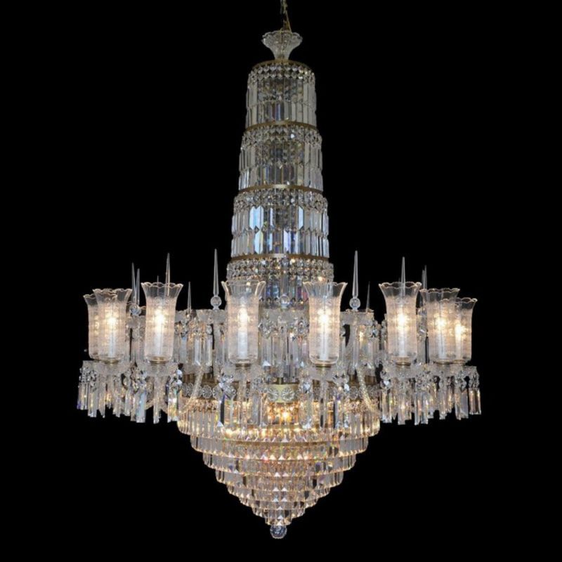 Classical Lances 32 Light Crystal Glass Chandelier-Fullstarlighting