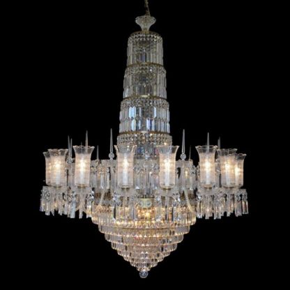 Classical Lances 32 Light Crystal Glass Chandelier-Fullstarlighting