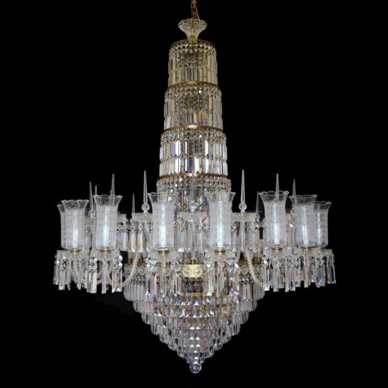 Classical Lances 32 Light Crystal Glass Chandelier-Fullstarlighting
