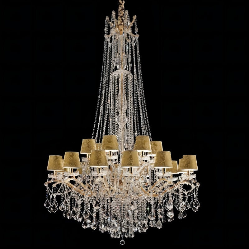 Classical Maria Theresa 18 Light Crystal Glass Chandelier-Fullstarlighting