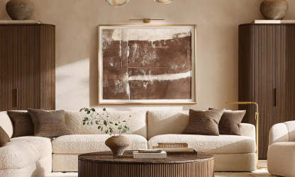 Cabrette Clear Glass Mobile Linear Chandelier
