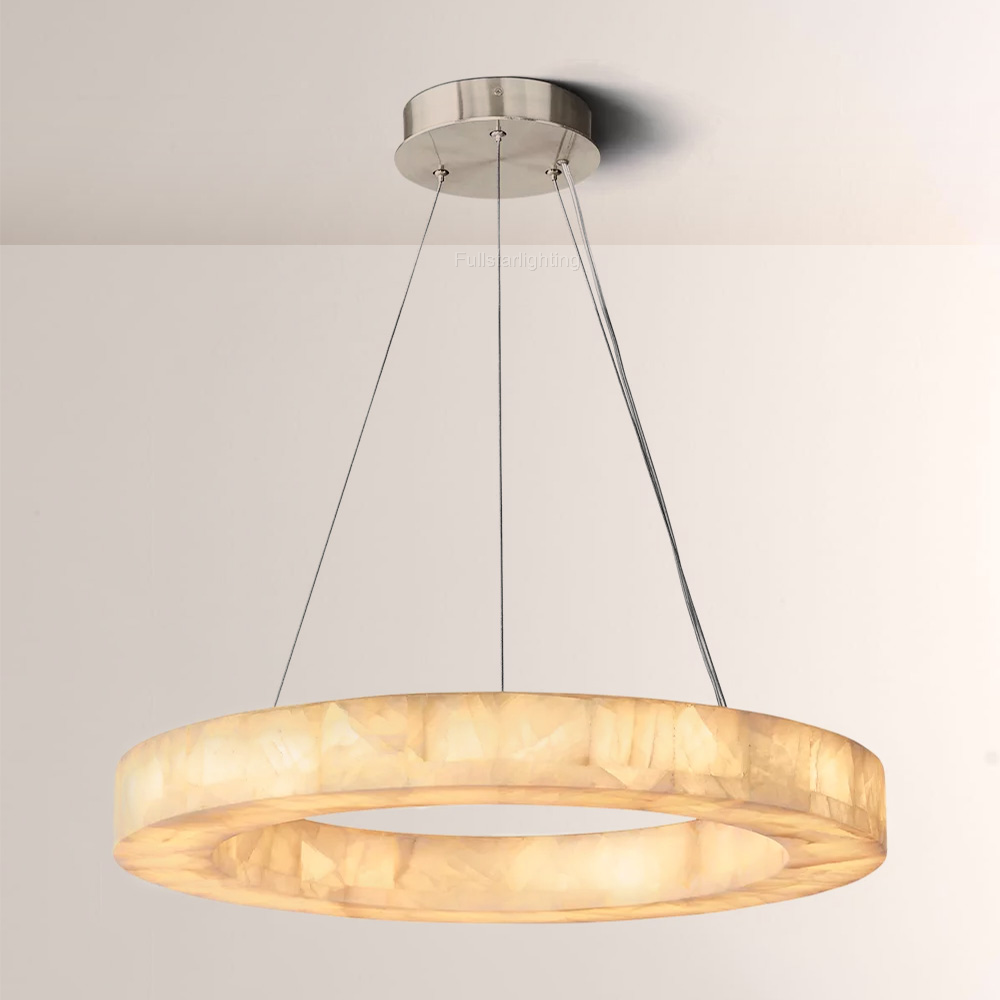 Erater Calcite Round Chandelier 31"40"60"-Fullstarlighting