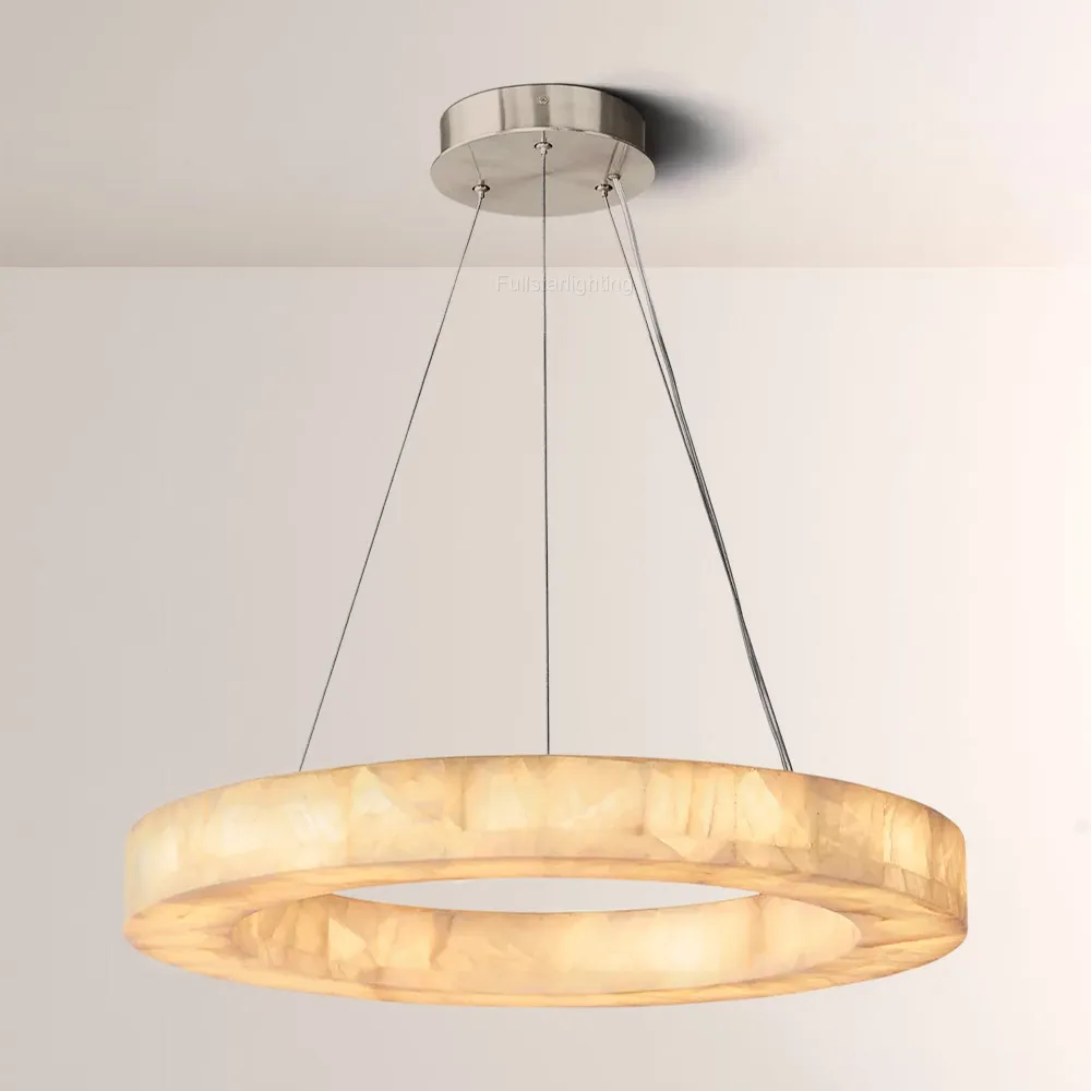 Erater Calcite Round Chandelier 31"40"60"