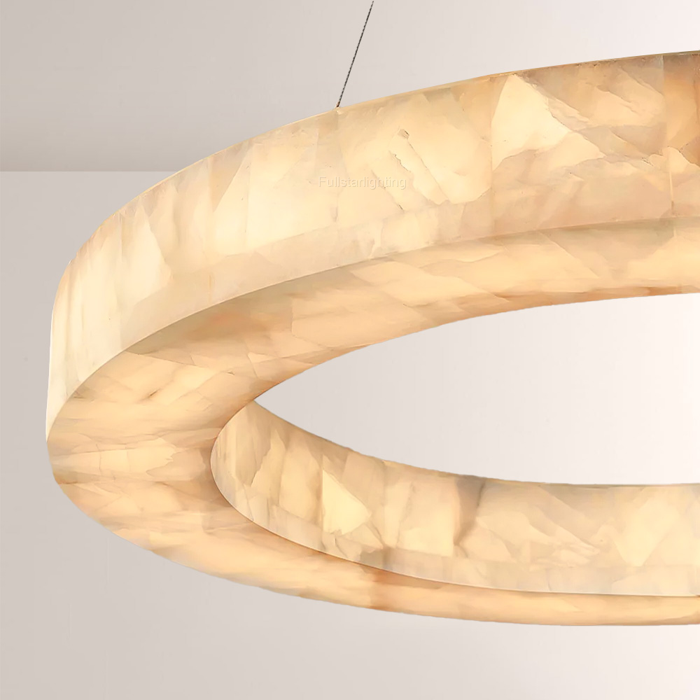 Erater Calcite Round Chandelier 31"40"60"-Fullstarlighting