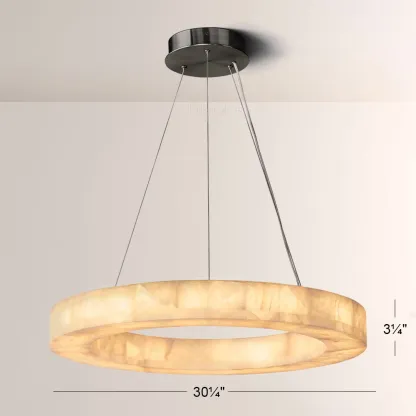 Erater Calcite Round Chandelier 31"40"60"