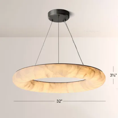 Rivarl Lisse Round Chandelier 31″-Fullstarlighting