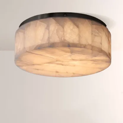 Erater Calcite Round Flushmount 6"10"14"-Fullstarlighting