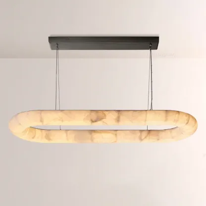 Rivage Lisse Oval Chandelier 57″