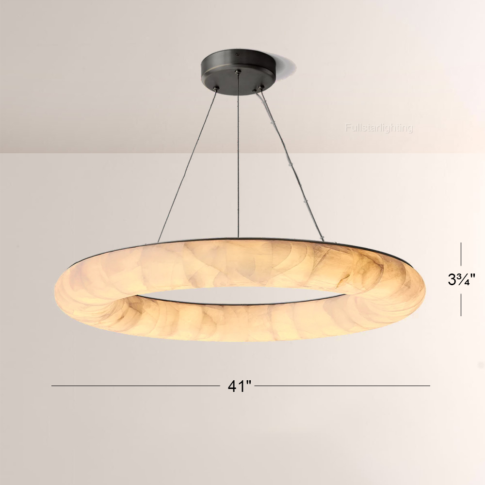 Rivarl Lisse Round Chandelier 41″-Fullstarlighting
