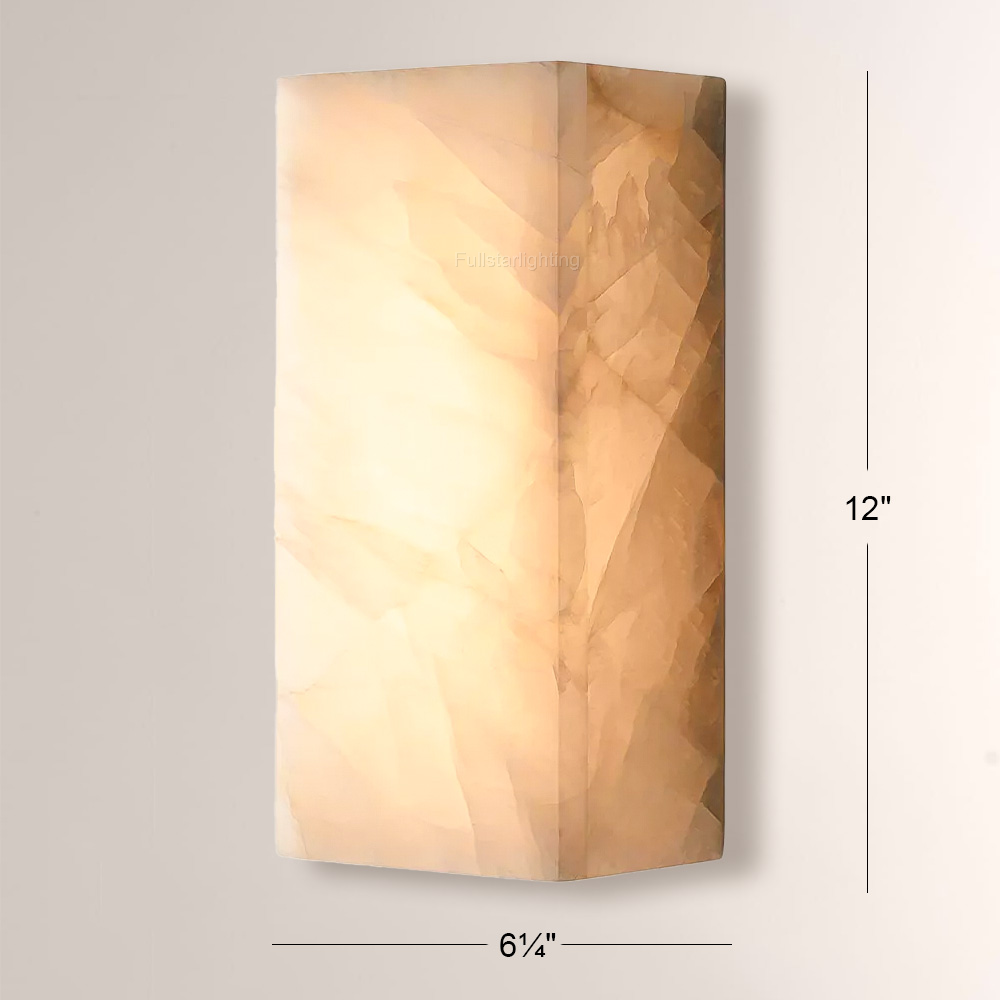 Erater Calcite Wall Sconce-Fullstarlighting