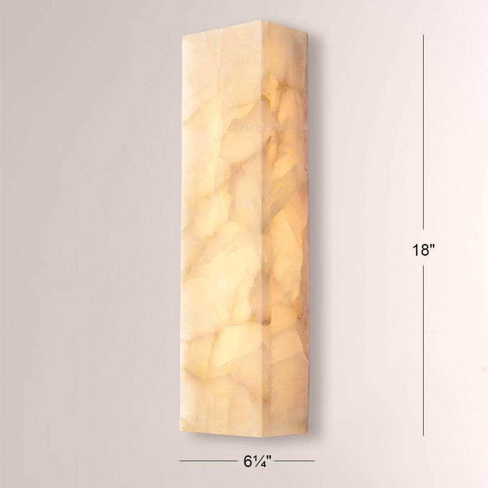Erater Calcite Wall Sconce-Fullstarlighting