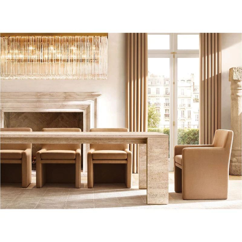 Calion Rectangular Chandelier 73”-Fullstarlighting