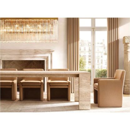 Calion Rectangular Chandelier 73”-Fullstarlighting