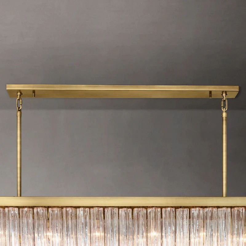 Calion Rectangular Chandelier 73”-Fullstarlighting