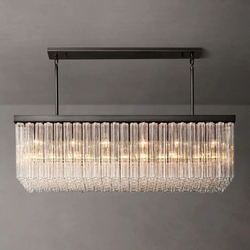 Calion Rectangular Chandelier 73”-Fullstarlighting