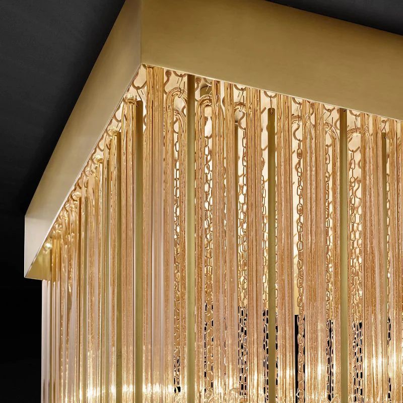 Canon Square Chandelier 21"-Fullstarlighting