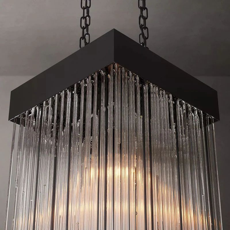 Canon Square Chandelier 21"-Fullstarlighting