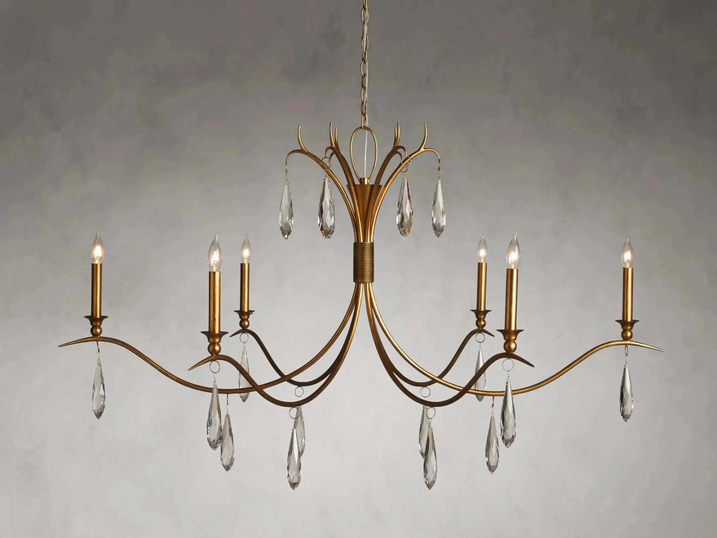 Celine Crytal Chandelier 36'' 59'' for bedroom