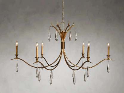 Celine Chandelier 36'' 59''-Fullstarlighting