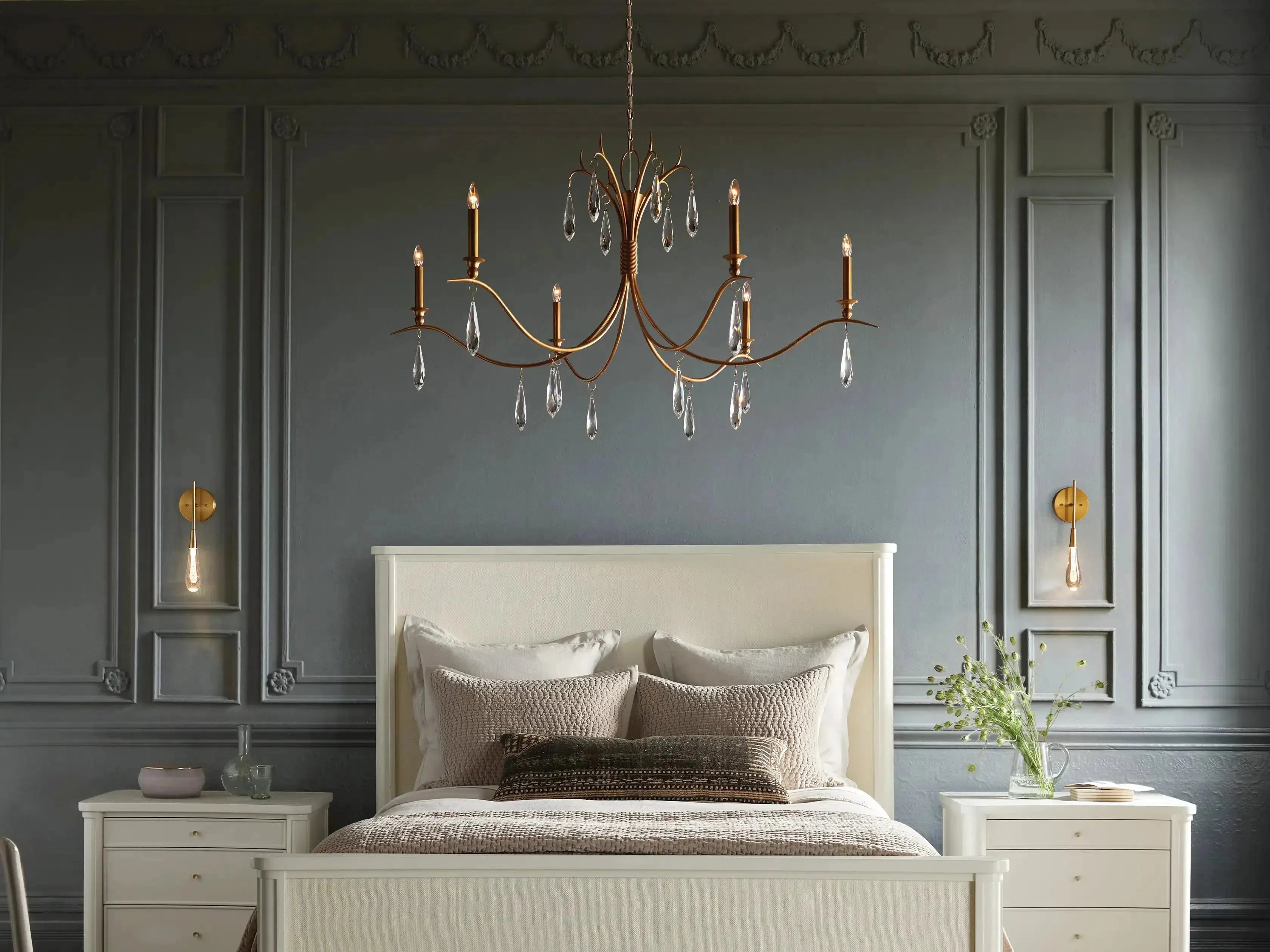 Celine Chandelier 36'' 59''-Fullstarlighting