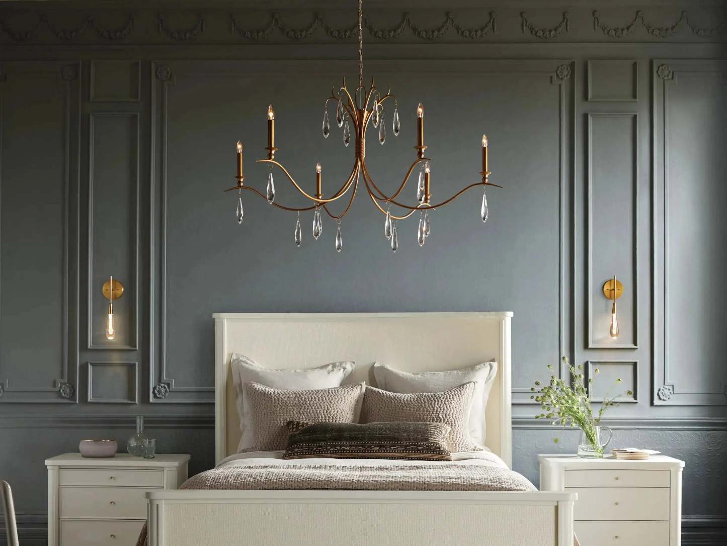 Celine Chandelier 36'' 59''-Fullstarlighting