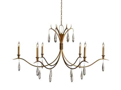 Celine Chandelier 36'' 59''-Fullstarlighting