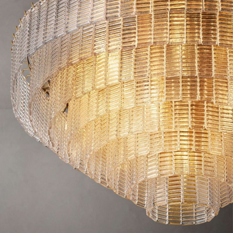 Chan Clear Round Chandelier 41"-Fullstarlighting