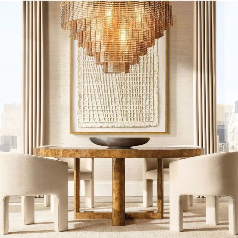 Chan Clear Round Chandelier 41"-Fullstarlighting