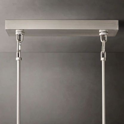 Chan Clear Rectangle Chandelier 59"-Fullstarlighting