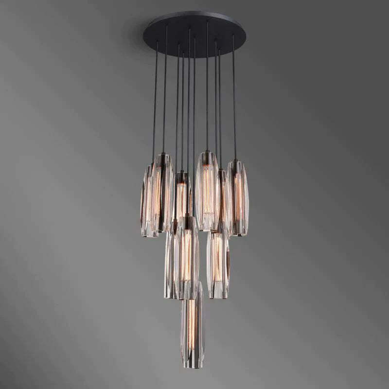 Cheral Crystal 10-Light Round Chandelier-Fullstarlighting