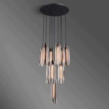 Cheral Crystal 10-Light Round Chandelier-Fullstarlighting
