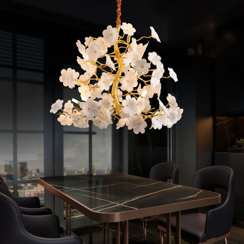 Cherry Dining Room Branch Chandelier-Fullstarlighting