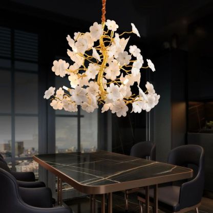 Cherry Dining Room Branch Chandelier-Fullstarlighting