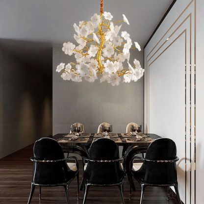 Cherry Dining Room Branch Chandelier-Fullstarlighting