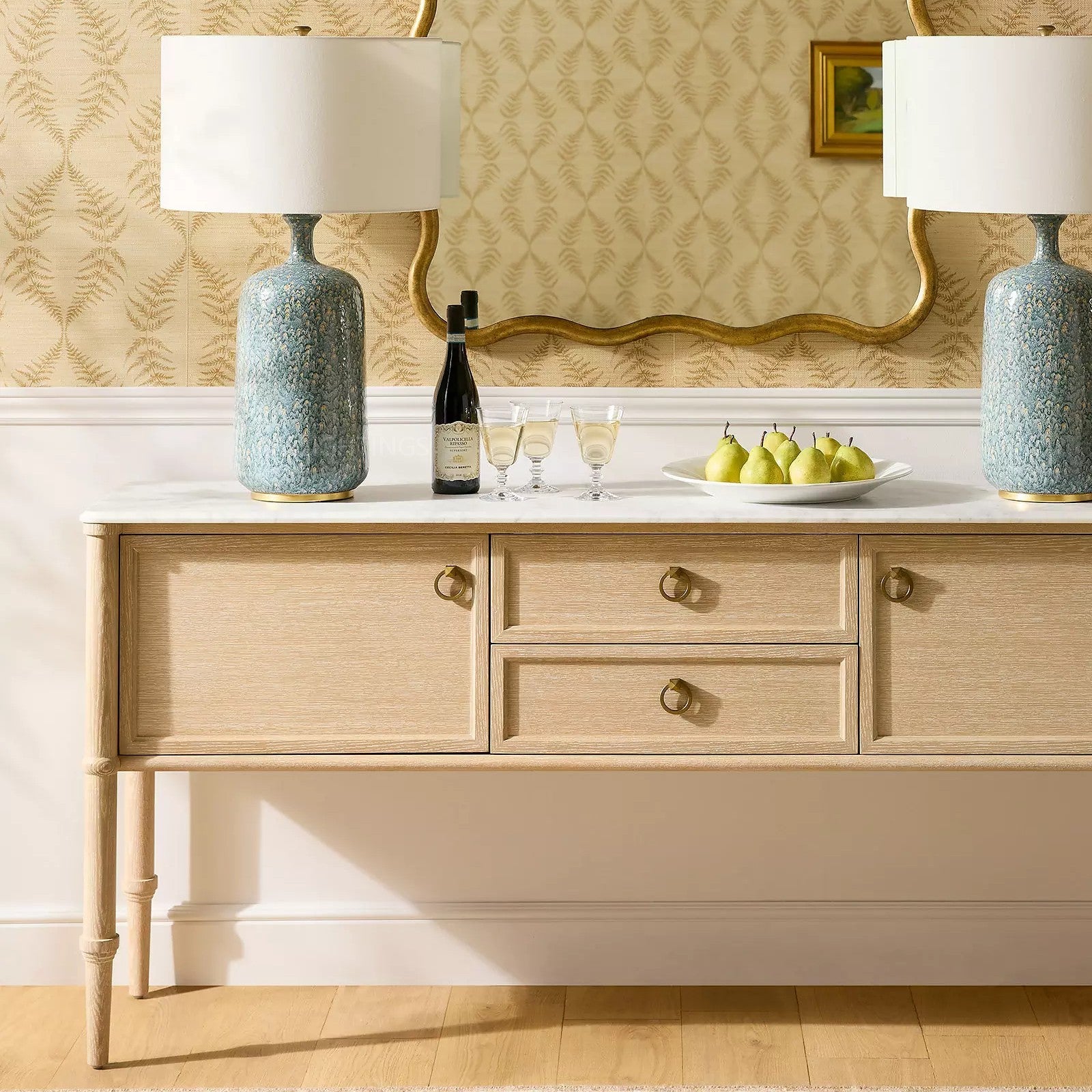Chisap Marble Sideboard-Fullstarlighting