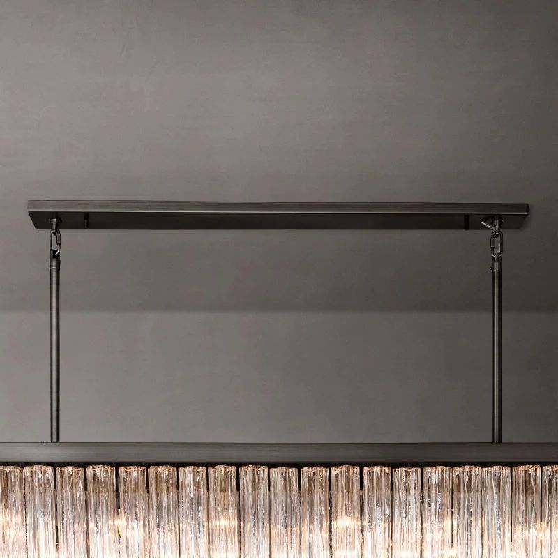 Calion Rectangular Chandelier 73”-Fullstarlighting